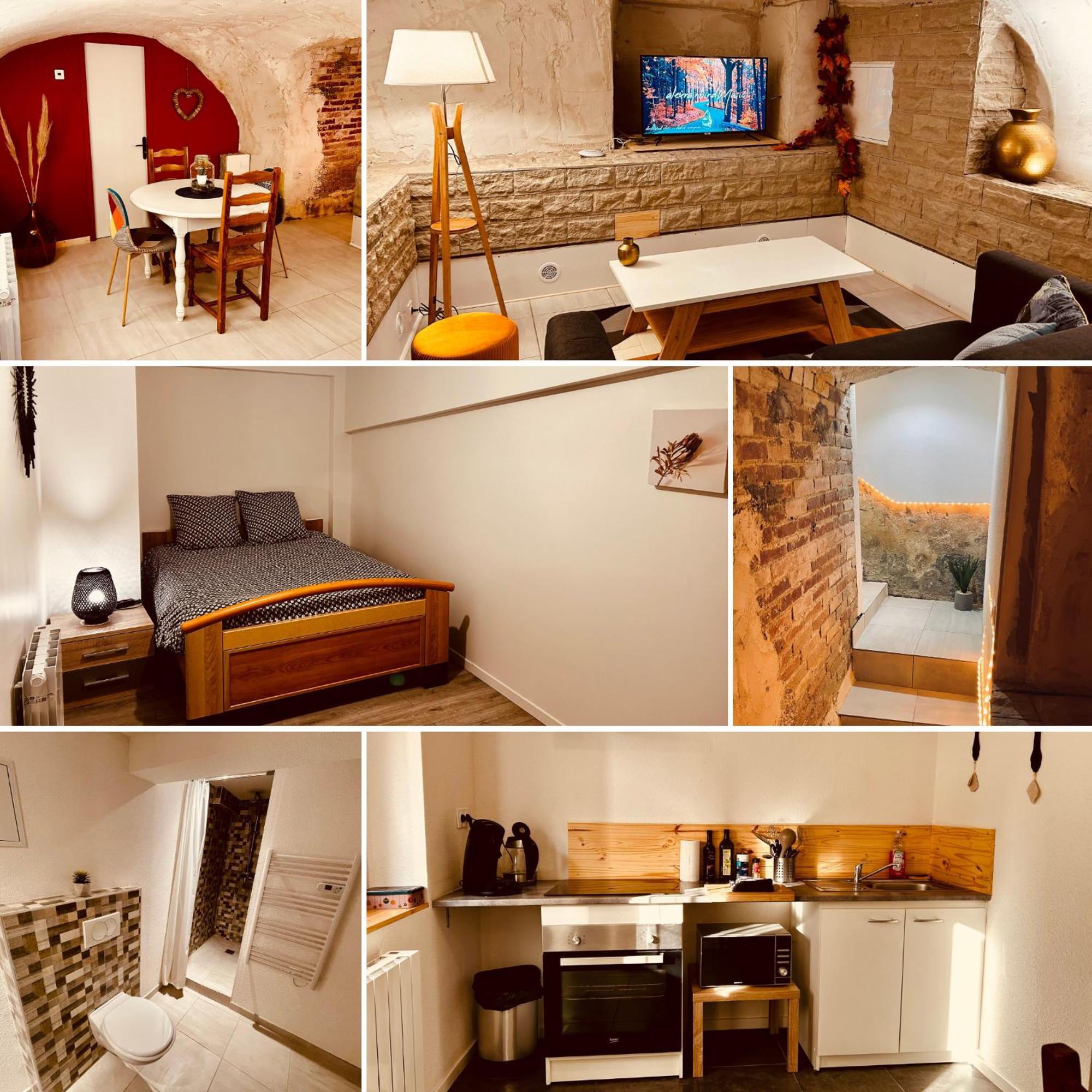 La Cave Aux Lumieres - Proche Centre-Ville - 2 Chambres - Wifi Renaison Екстериор снимка